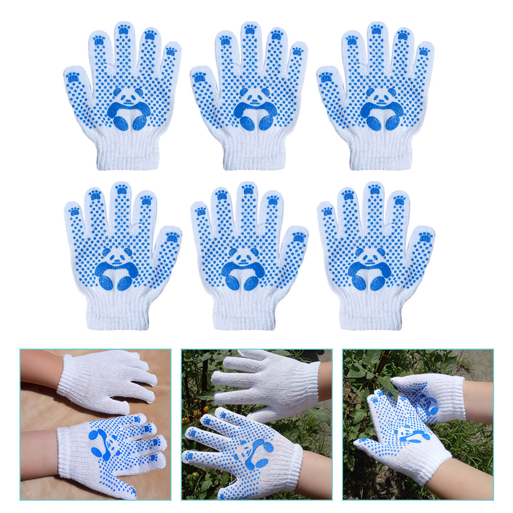 Gloves Gardening Kids Work Garden Children Glove Hand Labor Working Yardmittens Mitten Protectors Outdoorprotection