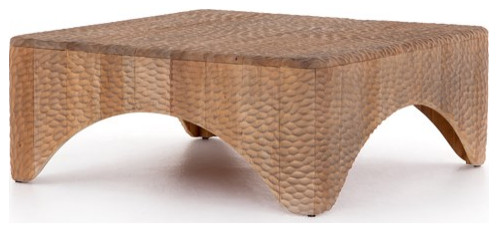 Garo Coffee Table Carved Mahogany   Contemporary   Coffee Tables   by Rustic Home Furniture Deco  Houzz