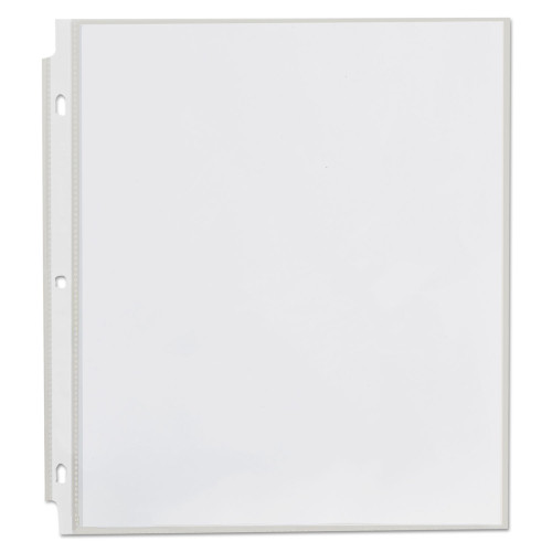 Universal Standard Sheet Protector， Standard， 8 1/2 x 11， Clear， 200/Box (21122)