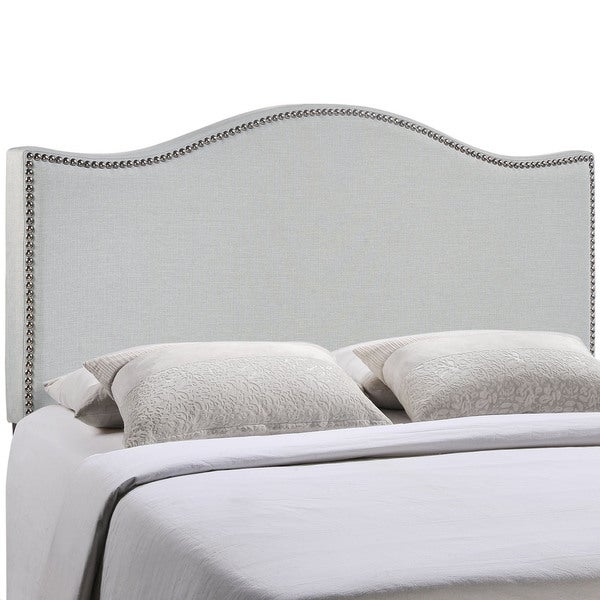 Copper Grove Mountjoy King-size Nailhead Upholstered Headboard - - 18180226