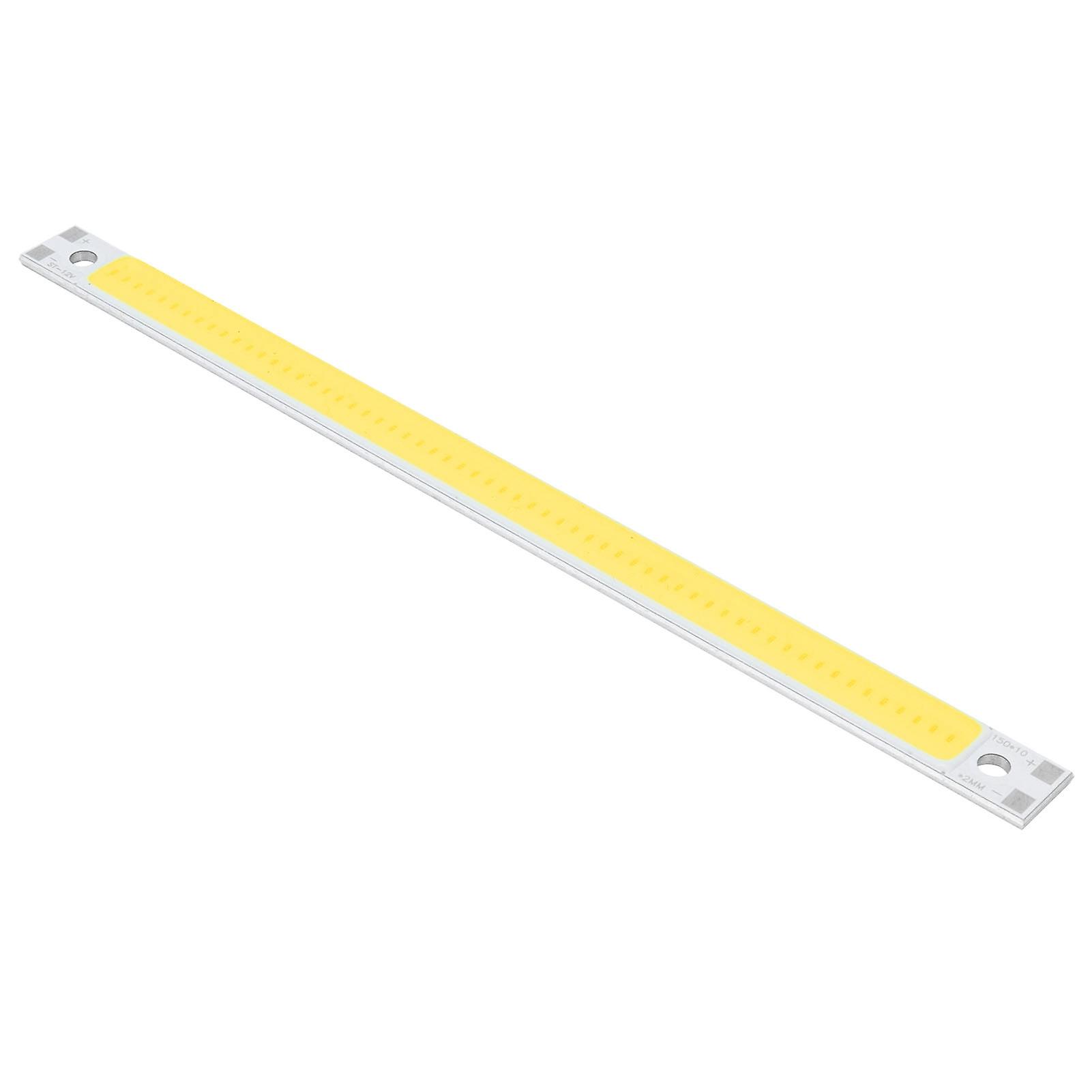 Cob Led Lamp Chip 30006500k 1214v 10w Diy Strip Shape Light Source Accessory 150x10mmwarm White