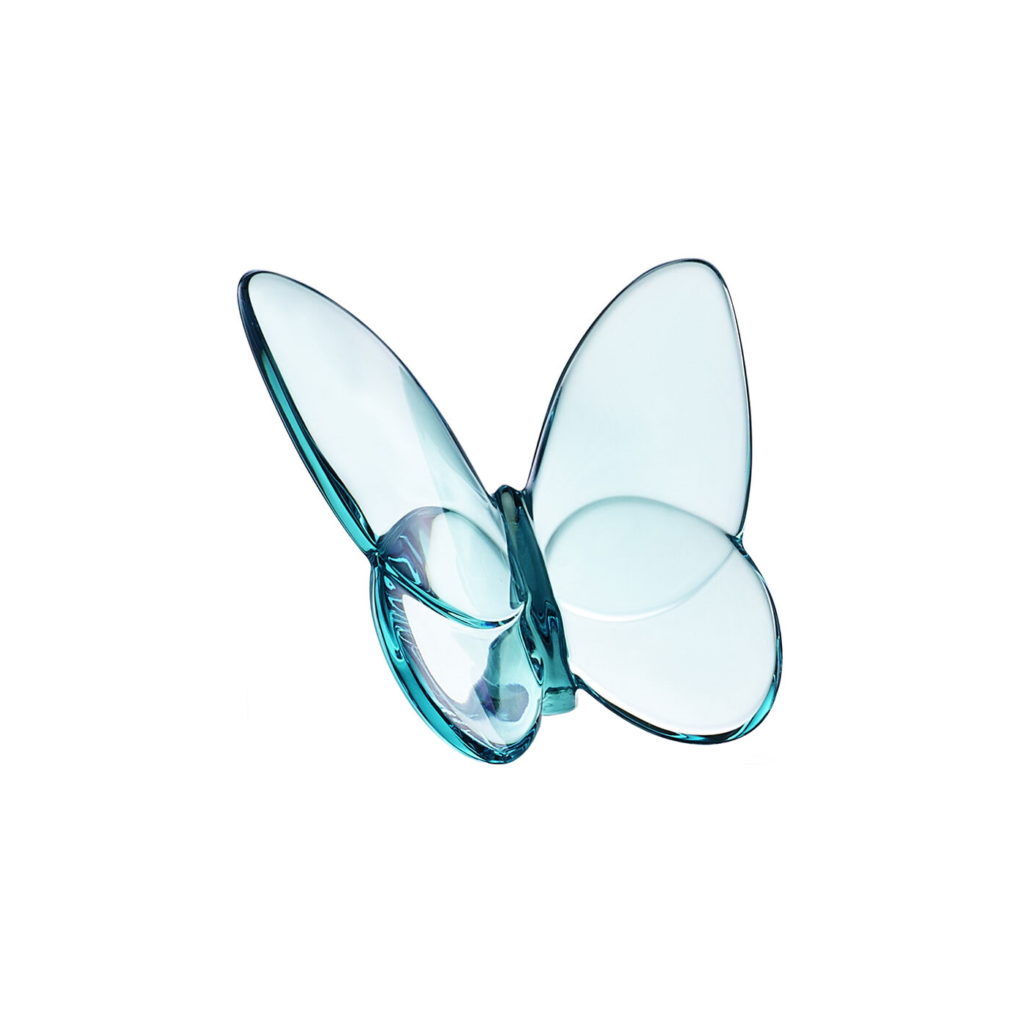 Baccarat Papillon Lucky Butterfly  Turquoise