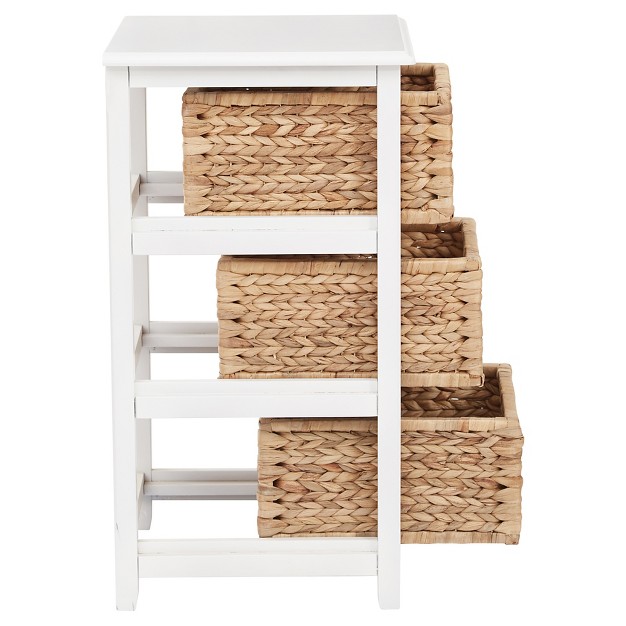 Seabrook Three Storage Unit White Osp Home Furnishings