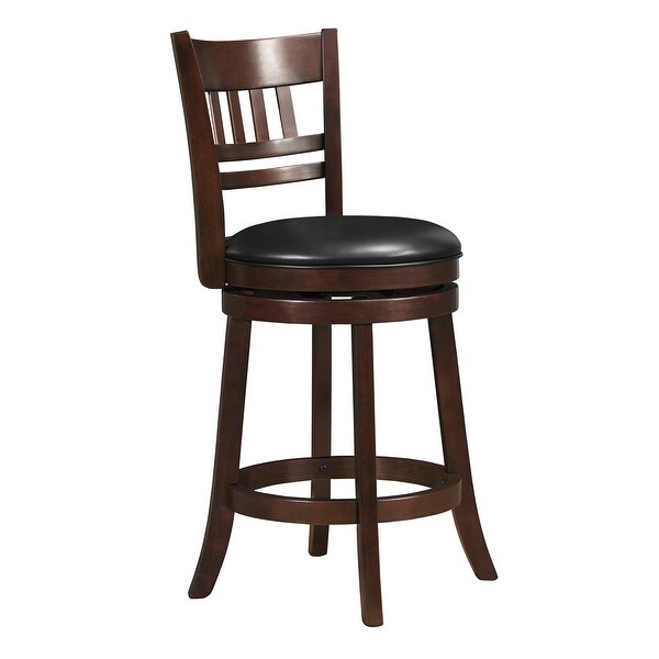 Verona Swivel High Back Counter Height Stool by iNSPIRE Q Classic