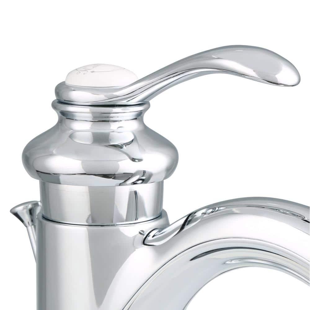 KOHLER Fairfax Single Hole Single Handle MidArc Bathroom Vessel Sink Faucet in Polished Chrome