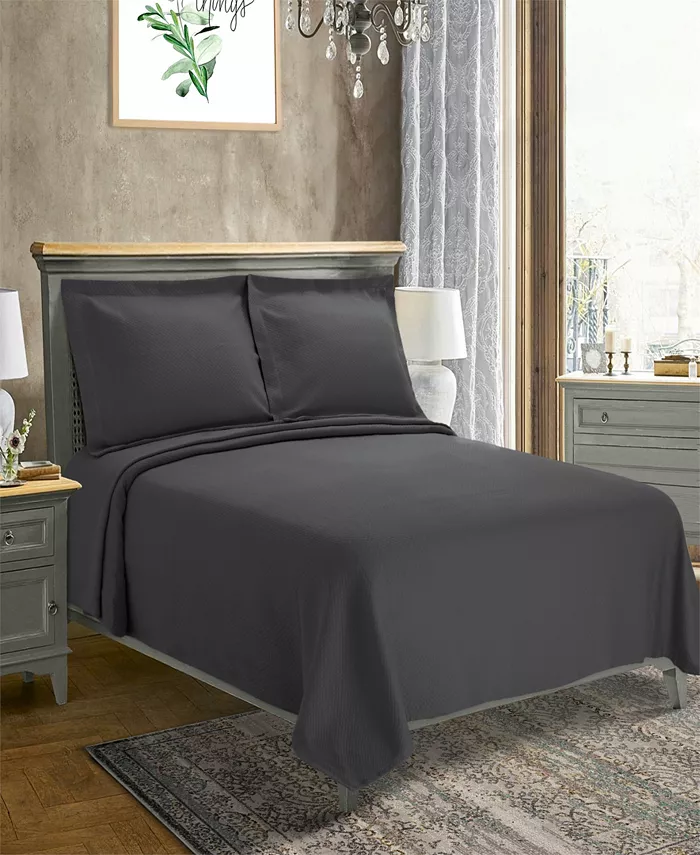 Superior Diamond Pattern Jacquard Matelasse Bedspread Set Collection