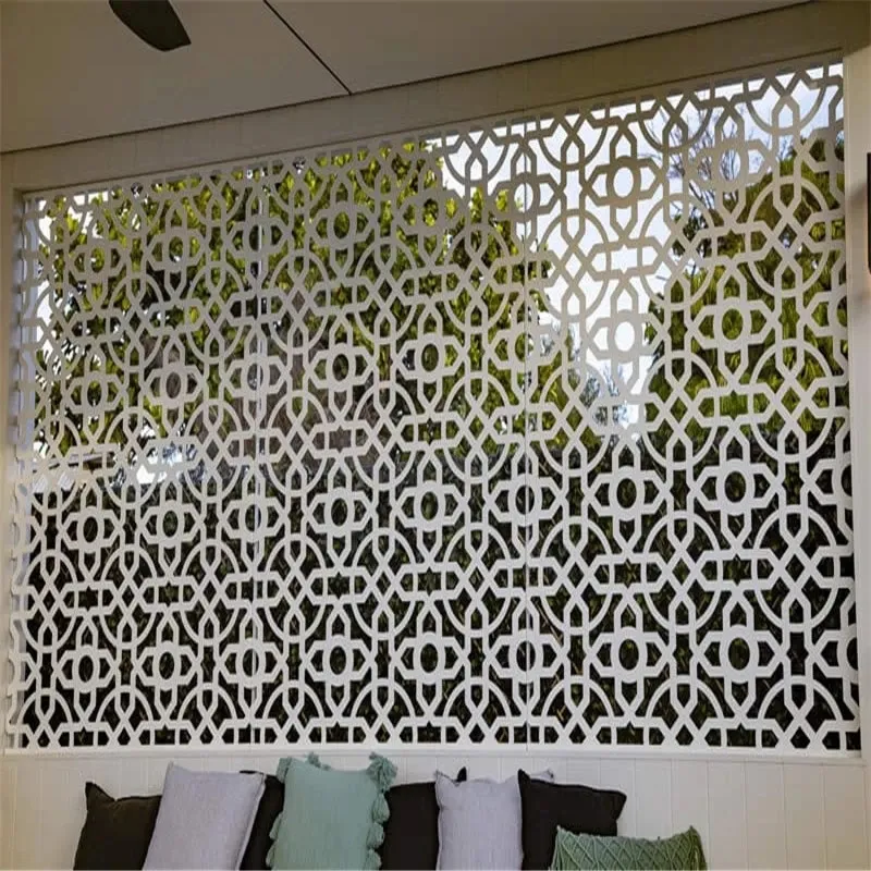 Factory Supply wholesale  Decorative Privacy Aluminum Laser Cut Aluminum Fence Panels