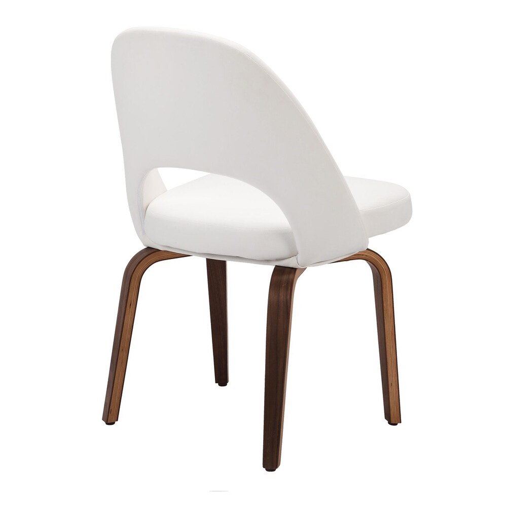 Adern Modern Dining Chair White PU (Set of 4)