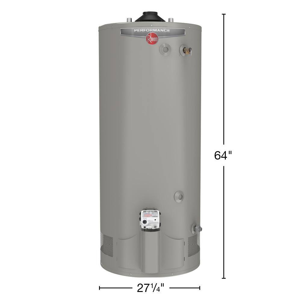 Rheem Commercial Light Duty 98 gal. 75100 BTU Ultra Low NOx Natural Gas Tank Water Heater G100UN-EC