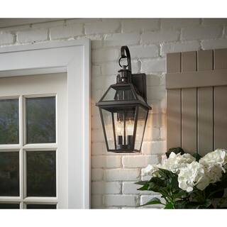 Home Decorators Collection French Quarter Gas Style 2-Light Outdoor Wall Lantern Sconce JLW1612A-3