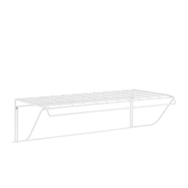 Everbilt Laundry Shelf - 24 in. W x 7 in. H x 12 in. D Wire Shelf 90258