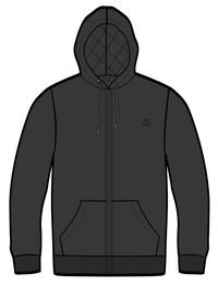 Escape Full Zip Hoodie - Black