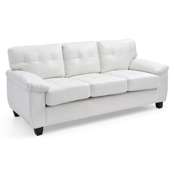 Glory Furniture Gallant G907A S Sofa  WHITE B078S0...