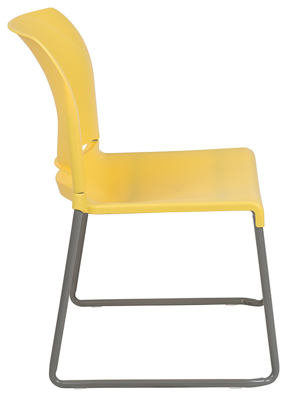 Yellow Plastic Stack Chair   Contemporary   Dining Chairs   by Pot Racks Plus  Houzz