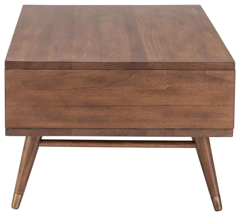 Nuevo Furniture Jake Coffee Table in Walnut   Midcentury   Coffee Tables   by Unlimited Furniture Group  Houzz