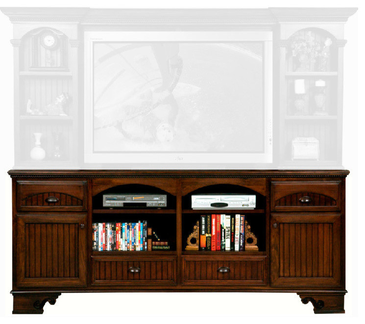 American Premiere 90 quotEntertainment Console   Traditional   Entertainment Centers And Tv Stands   by Eagle Furniture  Houzz