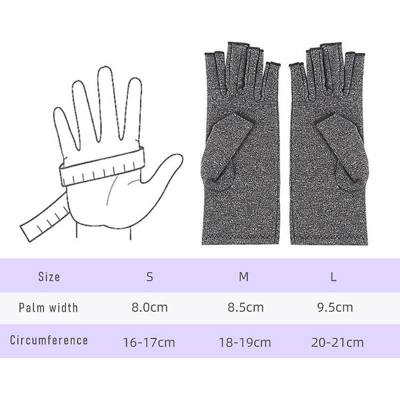 1 Pair Compression Arthritis Gloves Women Men Wrist Support Joint Pain Relief Hand Brace Therapy Wristband Compression Gloves