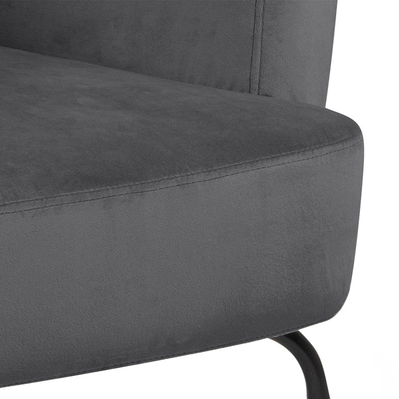 MONROE Lounge Chair - Dark Grey