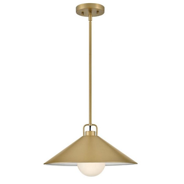 Lark Milo 1 Light Pendant Lacquered Brass