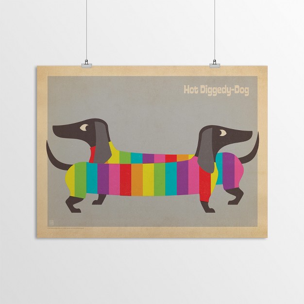 Americanflat Vintage Animal Mod Rainbow Dogs By Anderson Design Group Poster