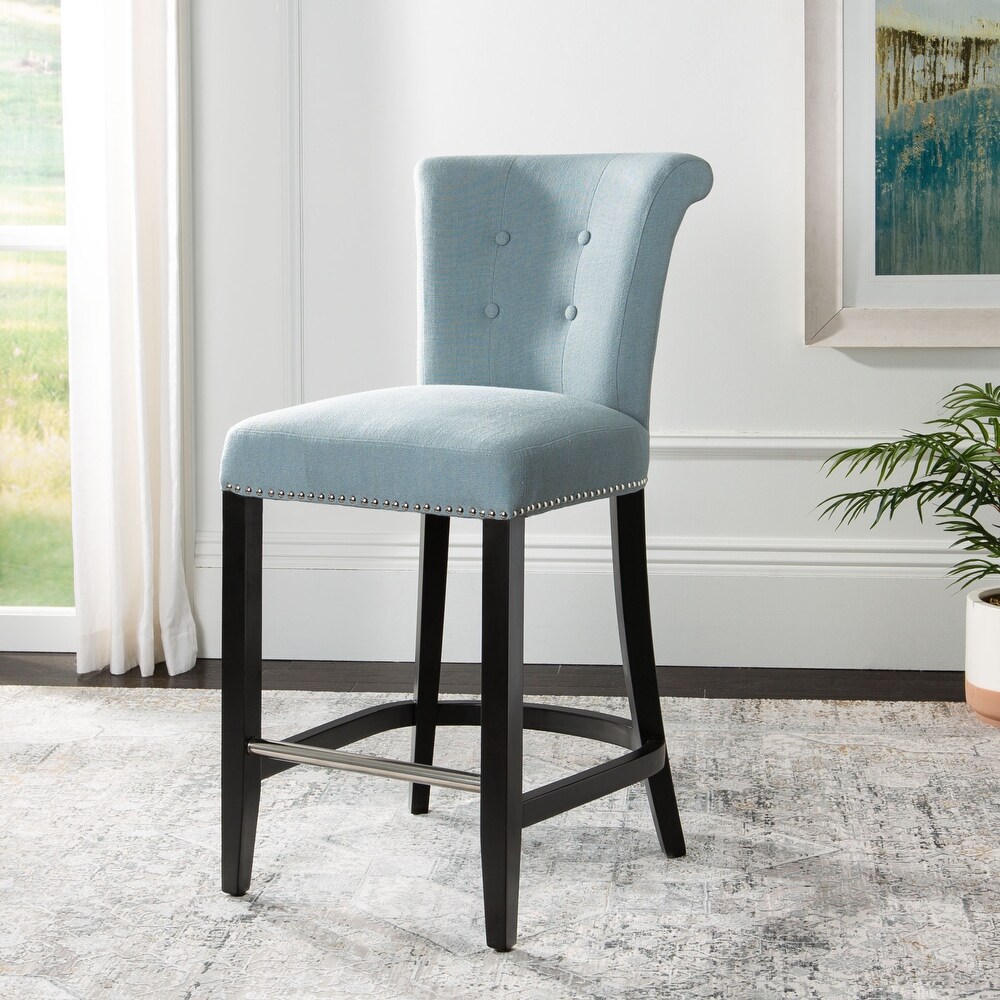 SAFAVIEH Addo Sky Blue Ring Counterstool   19.6\