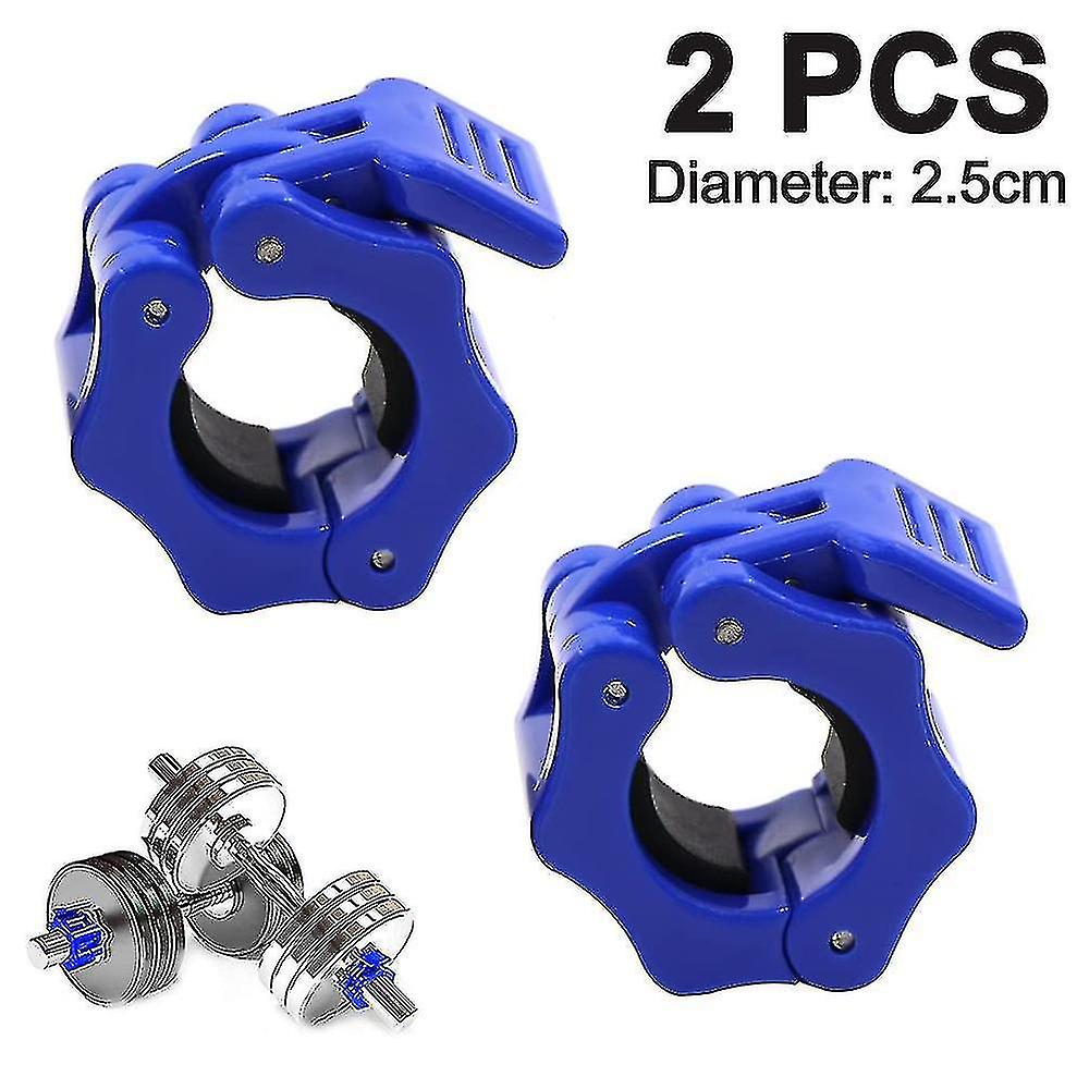 2 Pcs Gym Barbell Clamps Quick Release Barbell Collar Clips