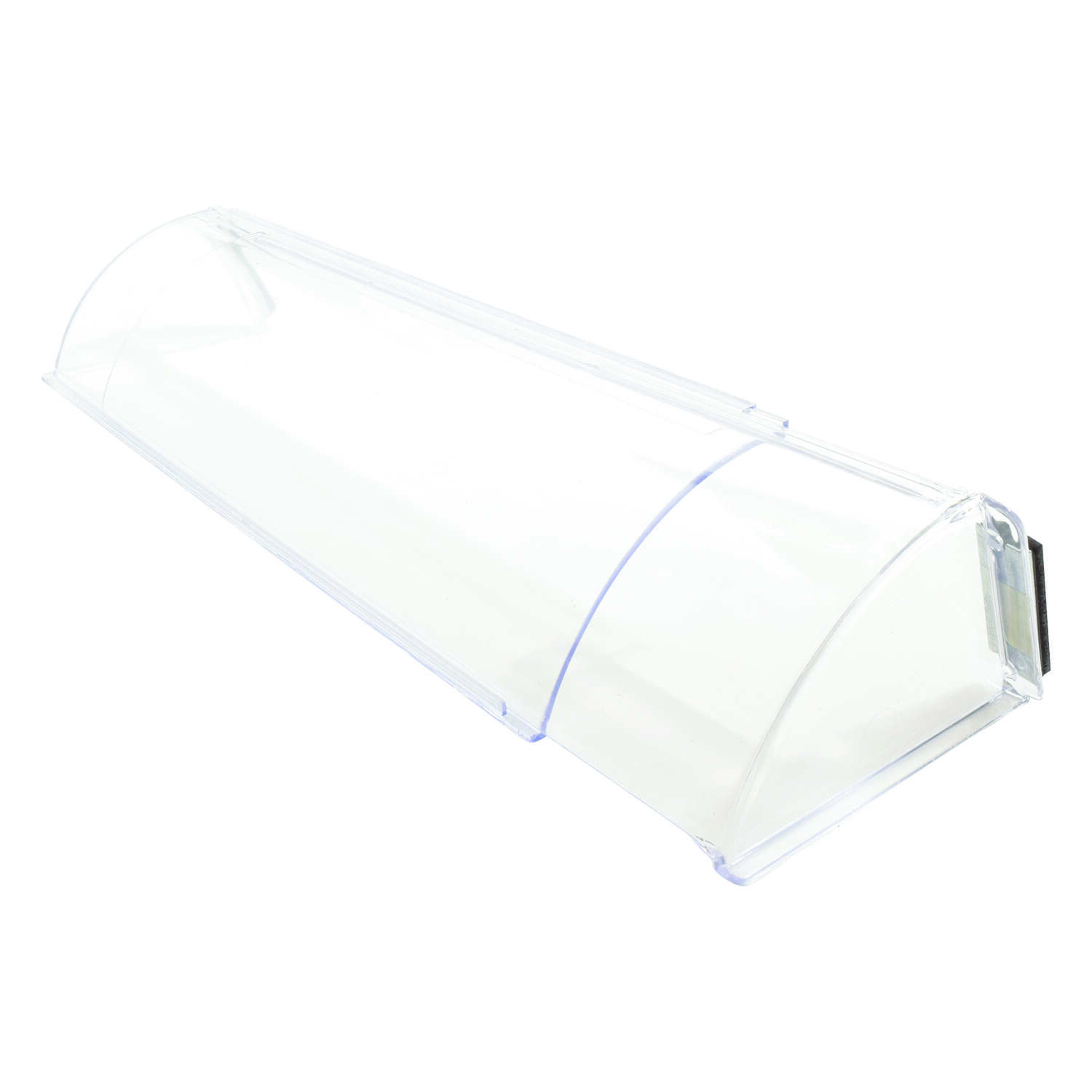 Deflect-O Jordan 5 in. H X 15-1/2 in. W 1-Way Clear Plastic Air Deflector