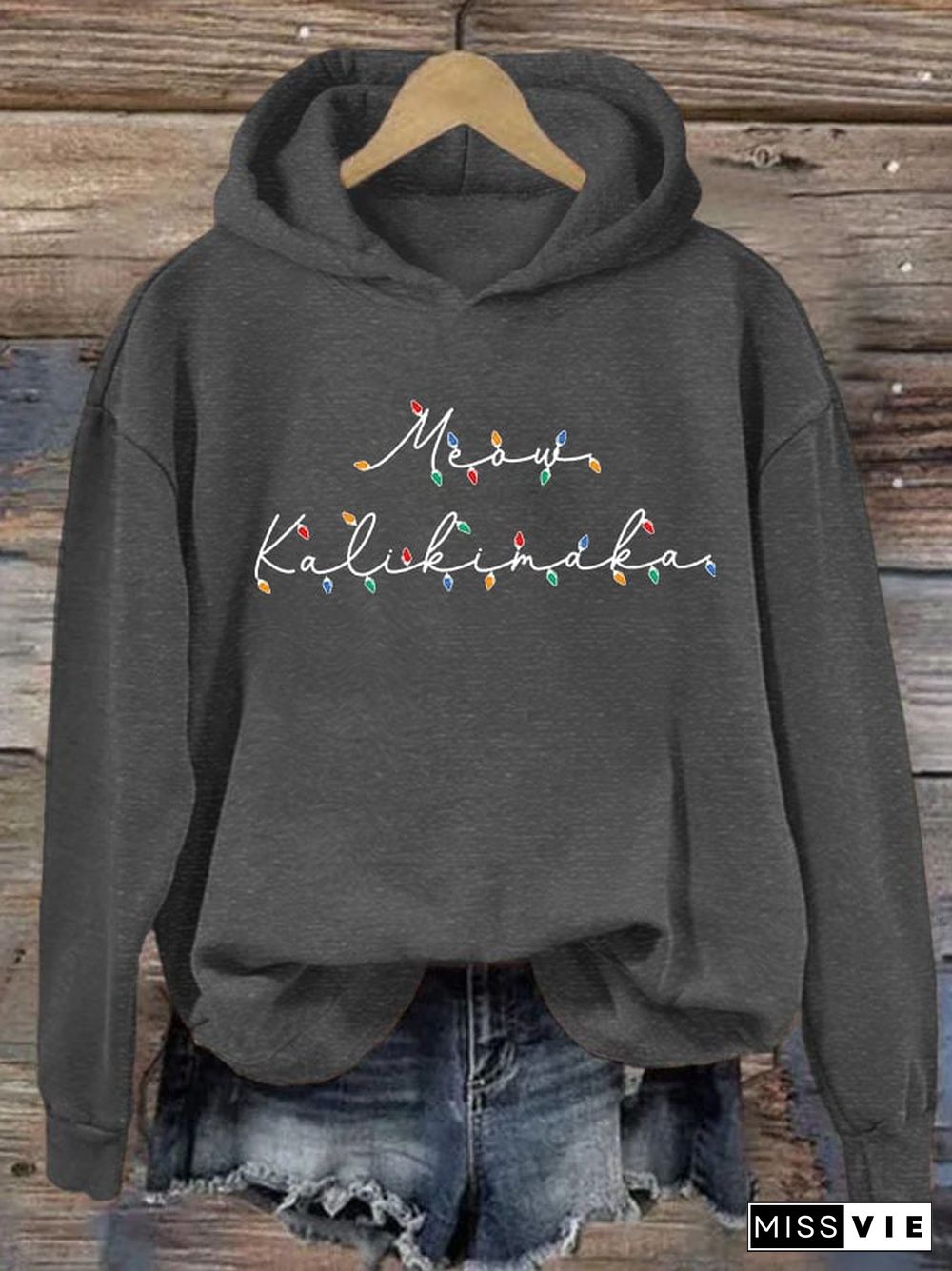 Women's Hawaiian Christmas Mele Kalikimaka Hoodie