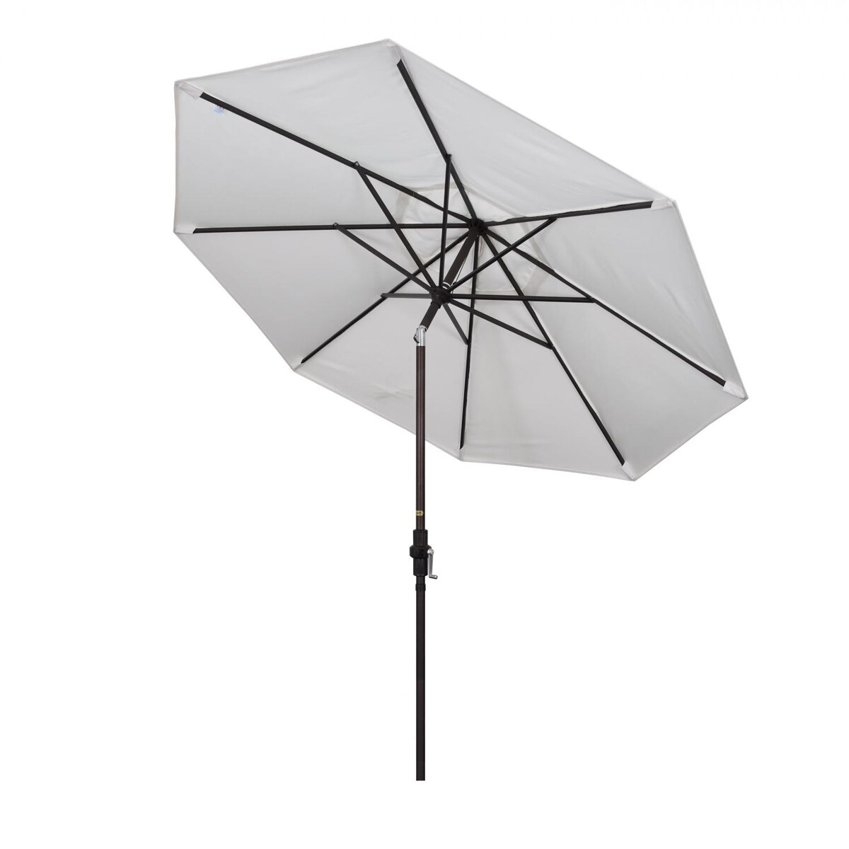 California Umbrella 9 Ft. Octagonal Aluminum Collar Tilt Patio Umbrella W/ Crank Lift and Aluminum Ribs