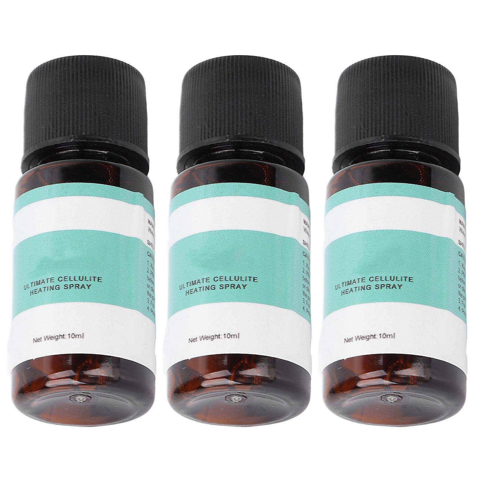 3pcs 10ml Slimming Spray Fat Reduction Cellulite Melting Spray For Belly Thigh Waist