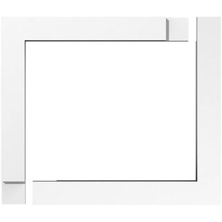 Ekena Millwork 38 in. x 20 in. x 20 in. Prescott White PVC Decorative Wall Panel (2-Piece) WALP20X20X037PRE