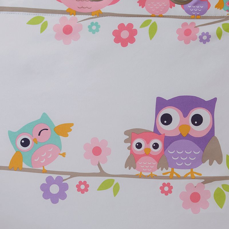 Mi Zone Kids Nocturnal Nellie Owl Total Blackout Thermal Insulated Grommet 1 Window Curtain Panel