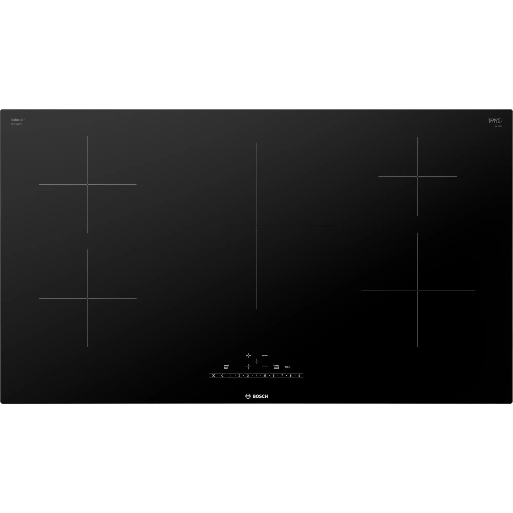 Bosch 36-inch Built-in Induction Cooktop with SpeedBoost? NIT5660UC