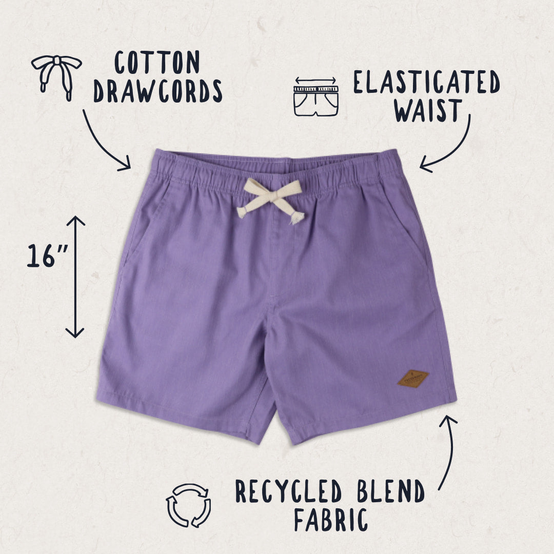 Backcountry Shorts - Chalk Violet