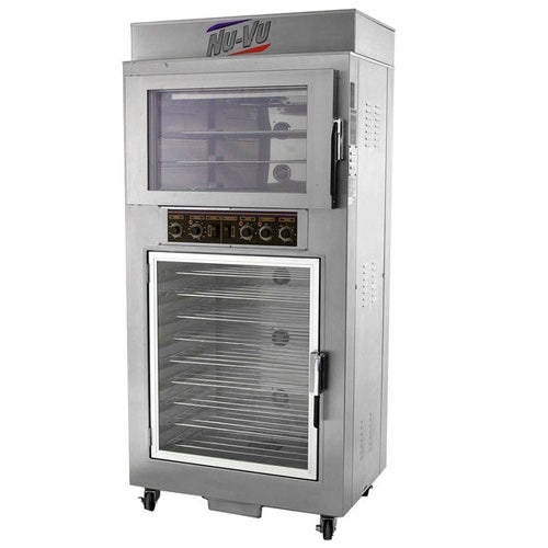 Nu-Vu QB-3/9 Double Deck Electric Oven/ Proofer Combo， 208V/1-Ph， Right Hinged