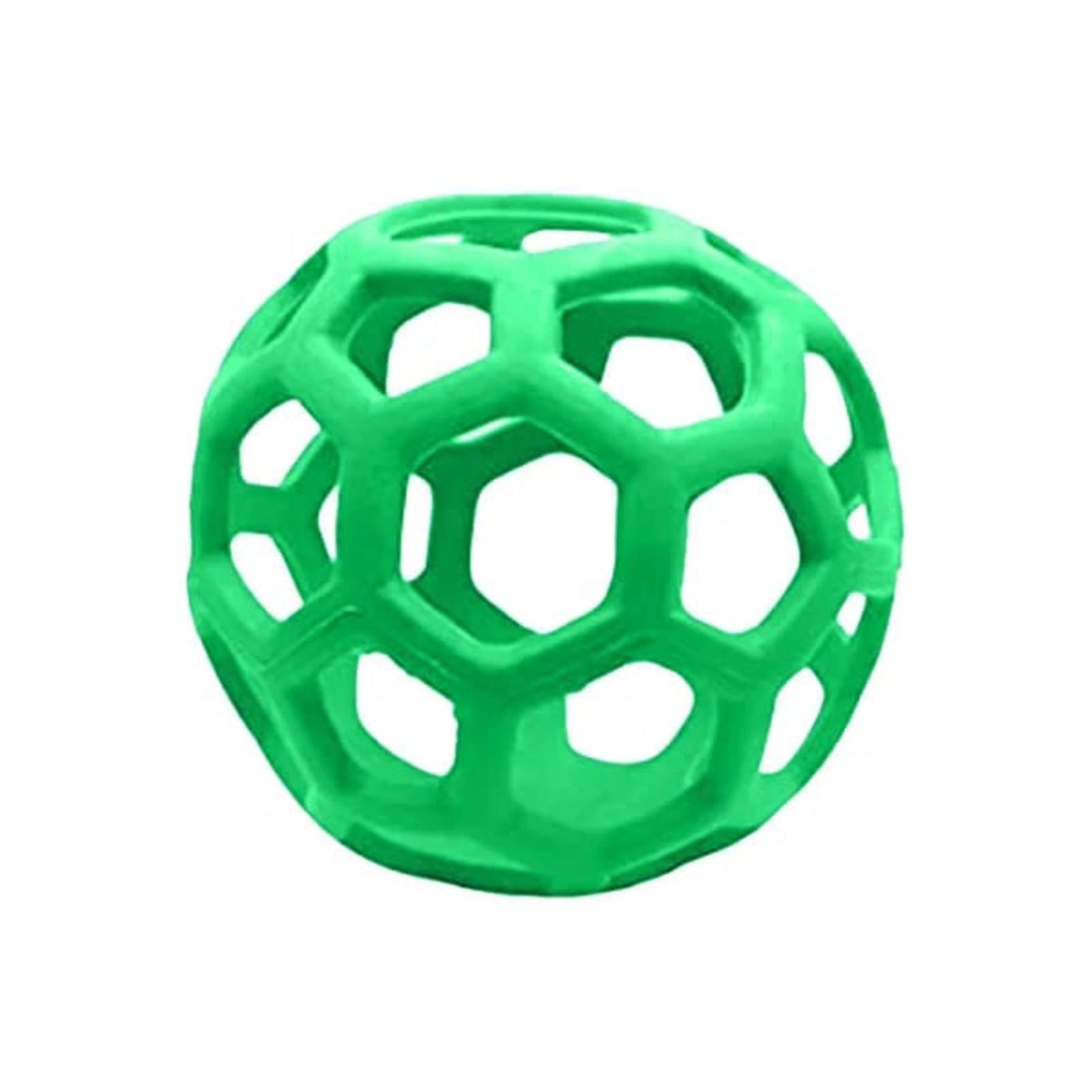 Dog Toy Hollow Ball Tpr Plastic Bite Resistant Elastic Rubber Ball Christmas Bell Pet Toy Ball