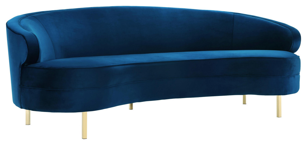 Baila Velvet Sofa   Contemporary   Sofas   by TOV Furniture  Houzz