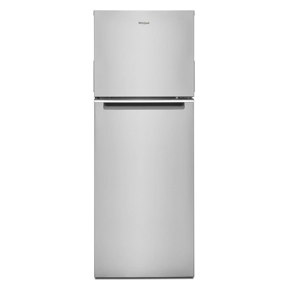 Whirlpool 12.9 cu. ft. Built-In and Standard Top Freezer Refrigerator in Fingerprint Resistant Stainless Steel WRT313CZLZ