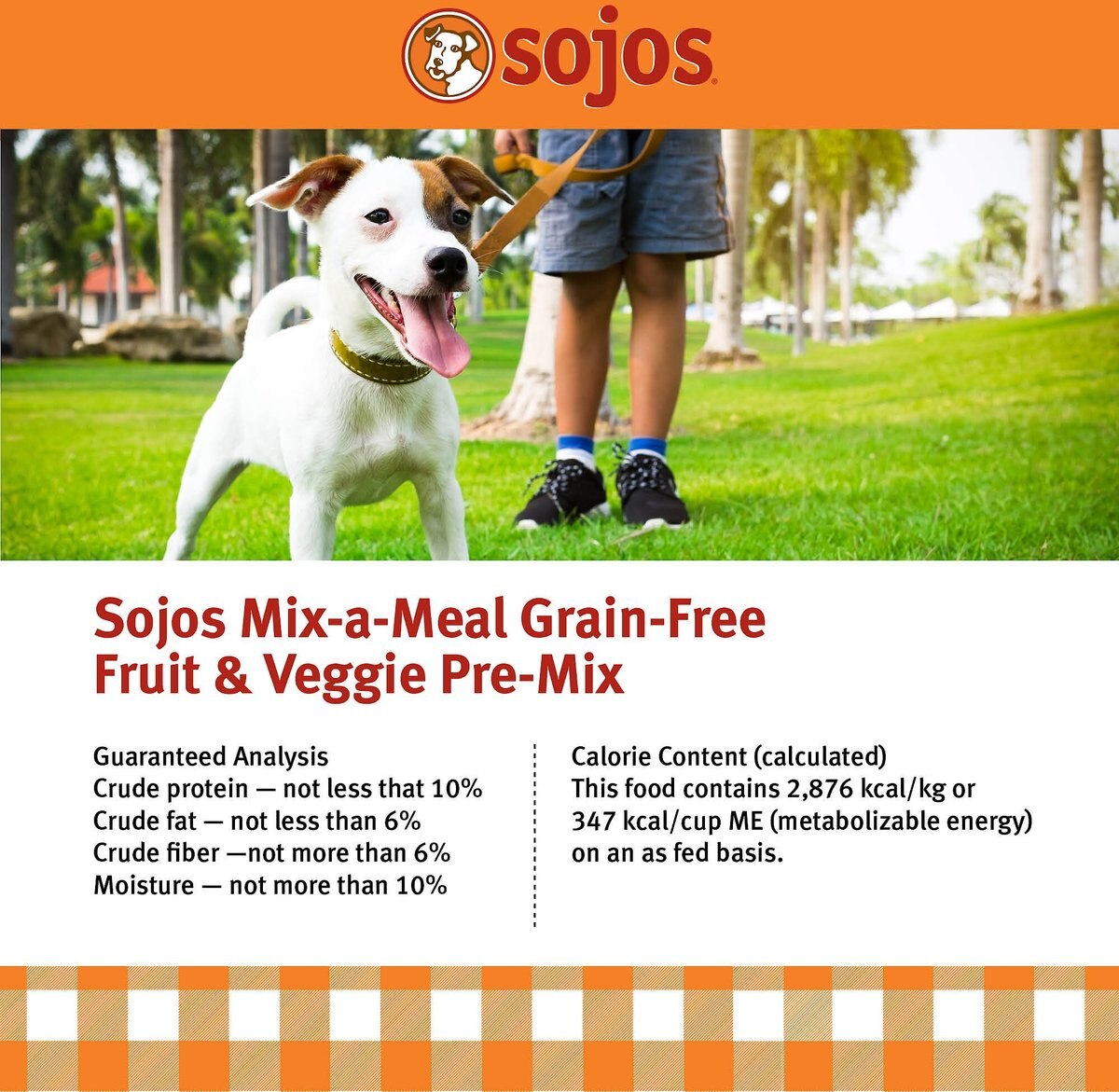 Sojos Mix-A-Meal Fruit and Veggie Pre-Mix Grain-Free Dehydrated Dog Food