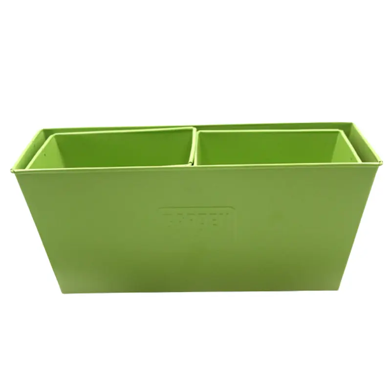 Hot Selling Outdoor Garden Rectangle Planter Grey Patina Colour Classic Design Flower Pots For Garden Decoration