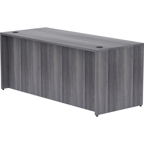 Lorell Weathered Charcoal Laminate Desking Desk Shell (69551)