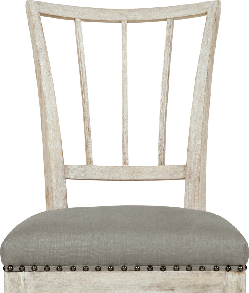 Country House Chic Lucillo Carver Side Chair (Set of 2)   Farmhouse   Dining Chairs   by HedgeApple  Houzz