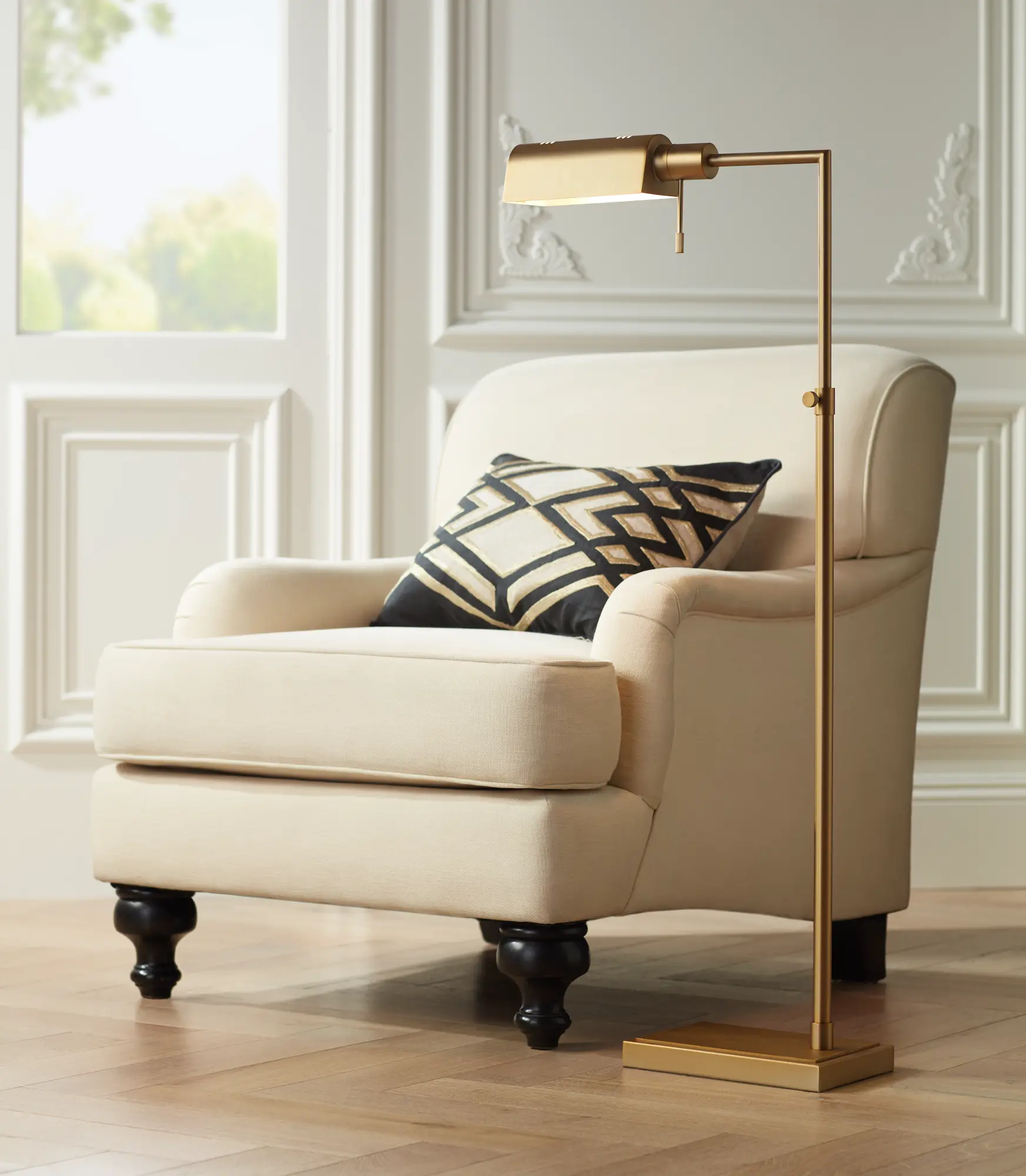 Chester Gold Floor Lamp