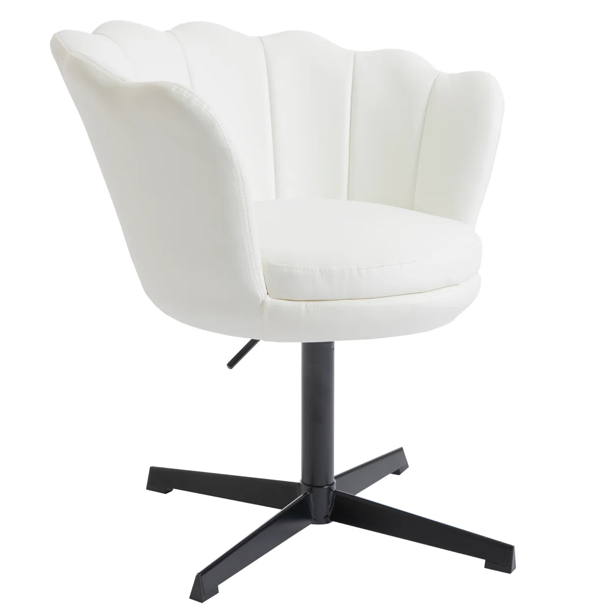 IVFC-TF1342-WHT | Melissa Swivel Vanity Chair