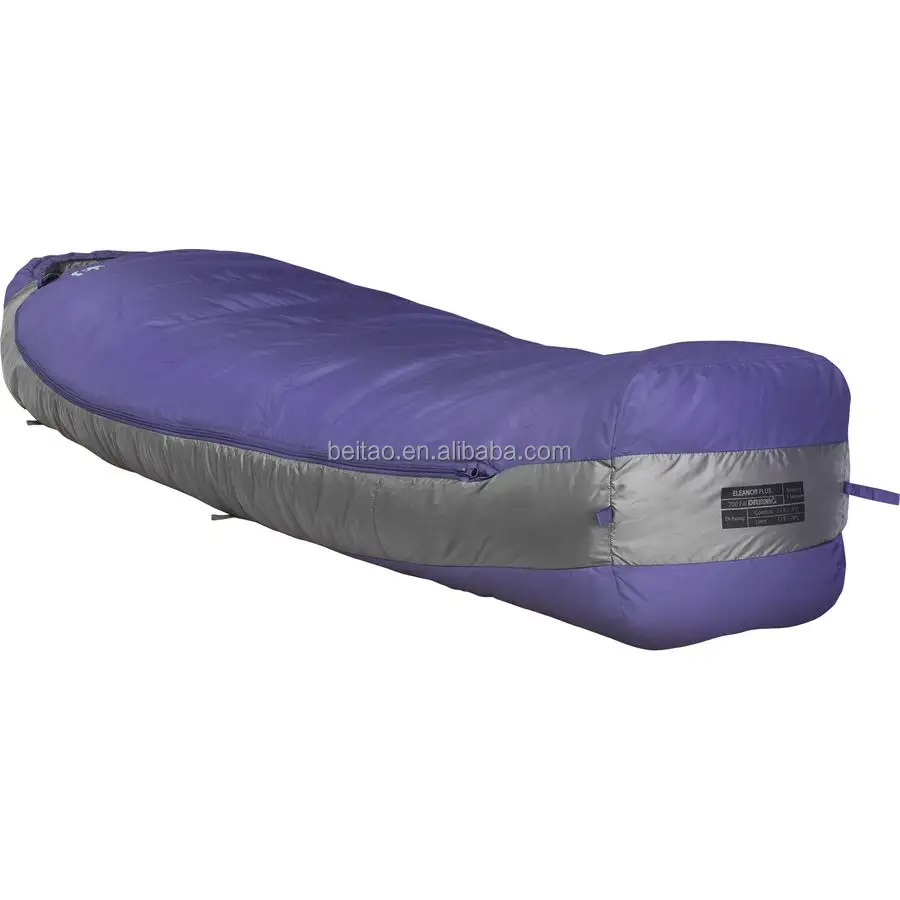 4 seasons Eleanor Plus 700 Sleeping Bag: 25 Degree Down   Women's Mummy Style Down Camping Sleeping Bag