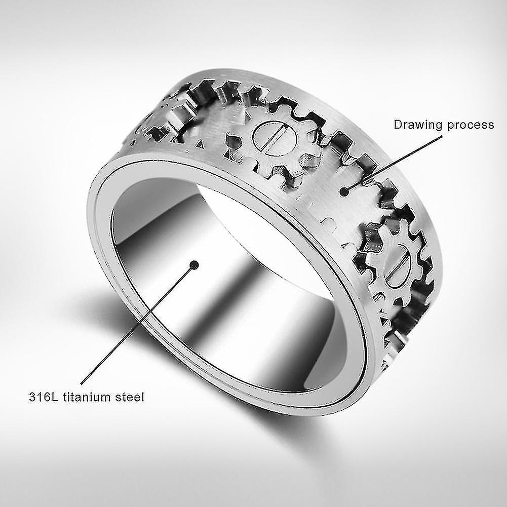 Rotating Ring Stainless Steel Machinery Designer Ring