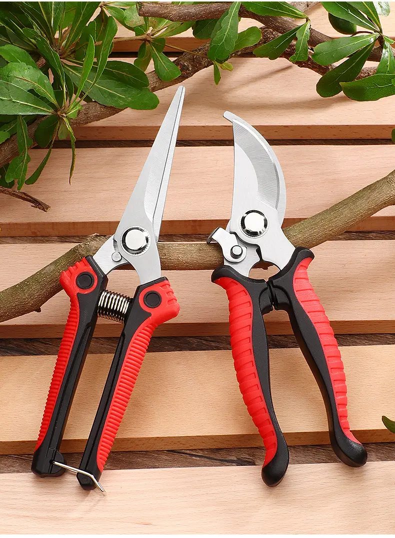 Professional Bypass Pruner Hand Shears Tree Trimmers Secateurs Hedge   Garden Shears Clippers for Plants Gardening Trimming Gar