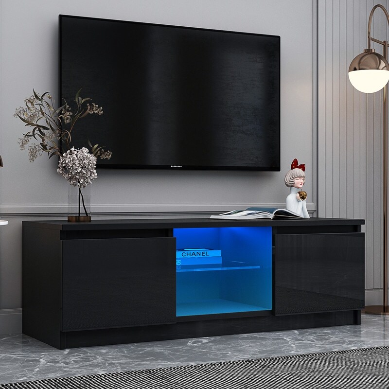 Modern LED TV stand  16 LED lights  up to 55 \