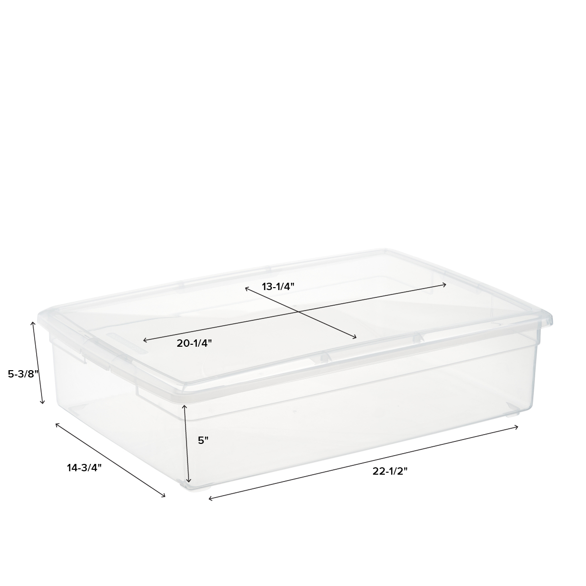 Our Clear Storage Boxes