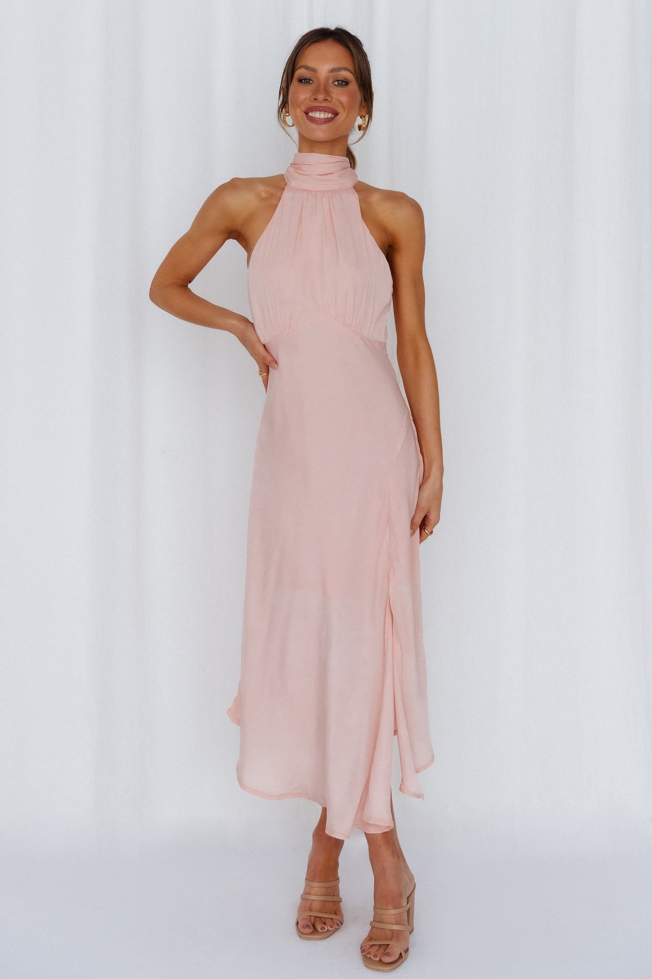 No Tears Here Maxi Dress Peach